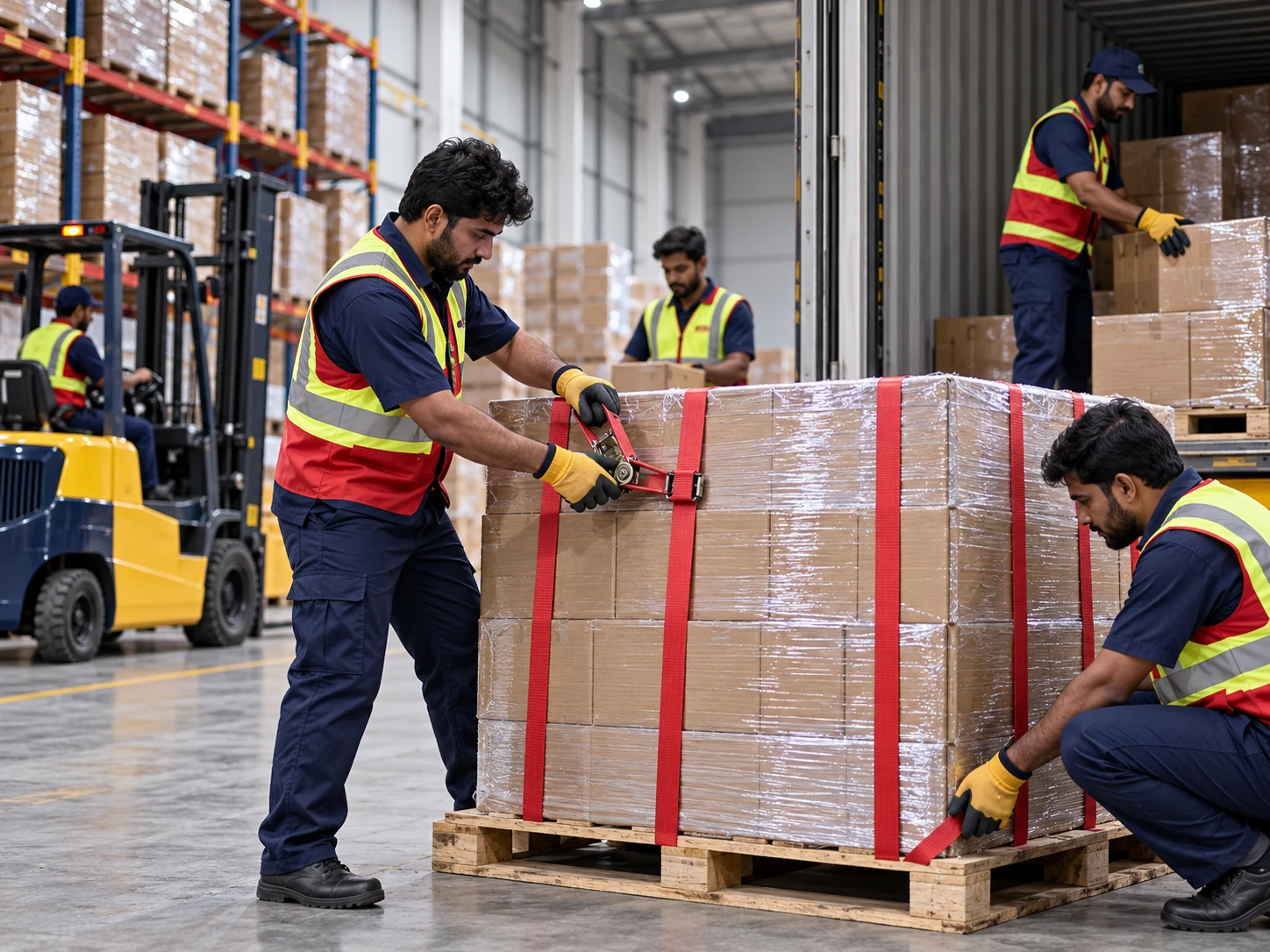 AI illustration: Pakistani cargo services