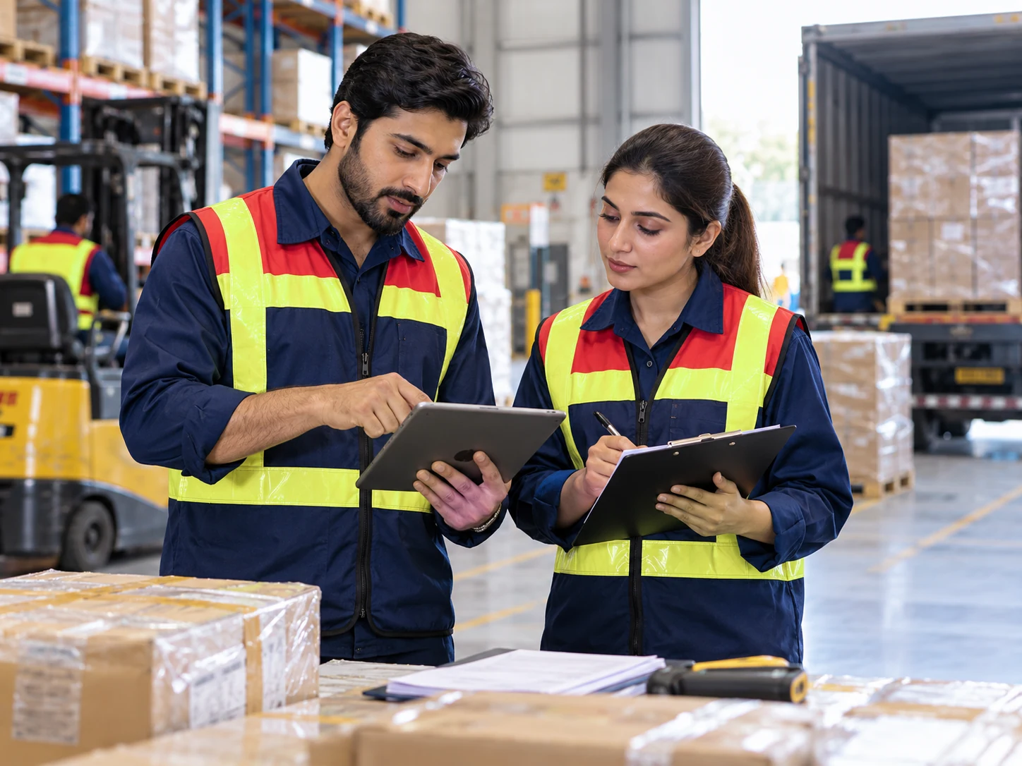 AI illustration: Pakistani logistics services