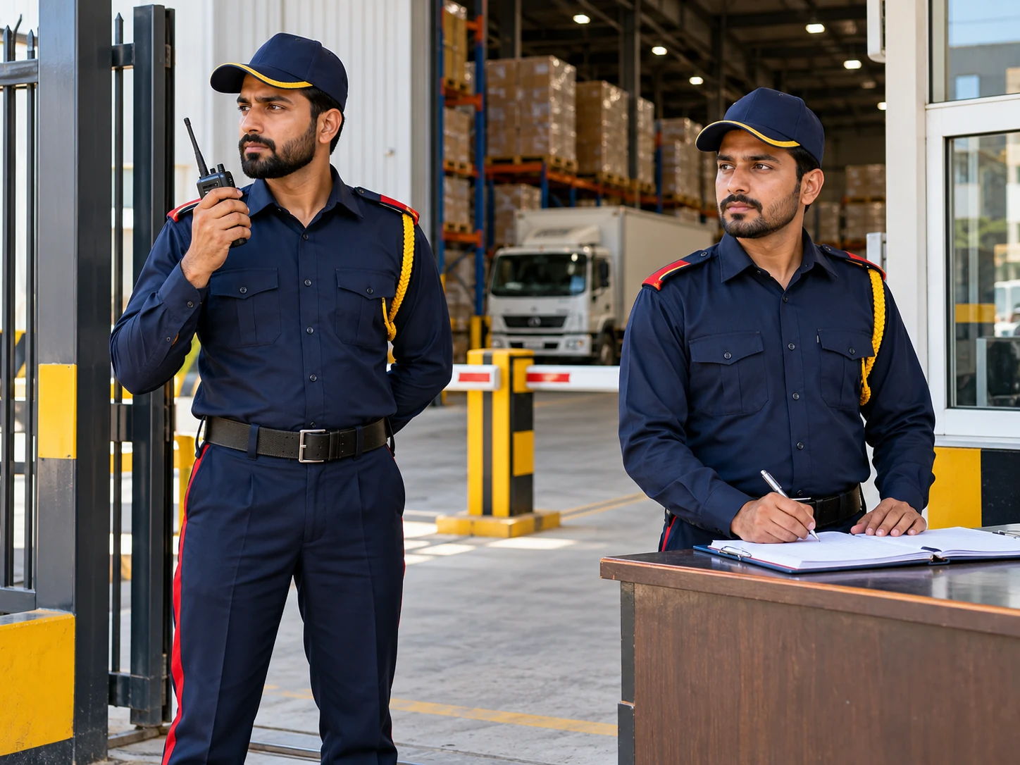 AI illustration: Pakistani security guards services